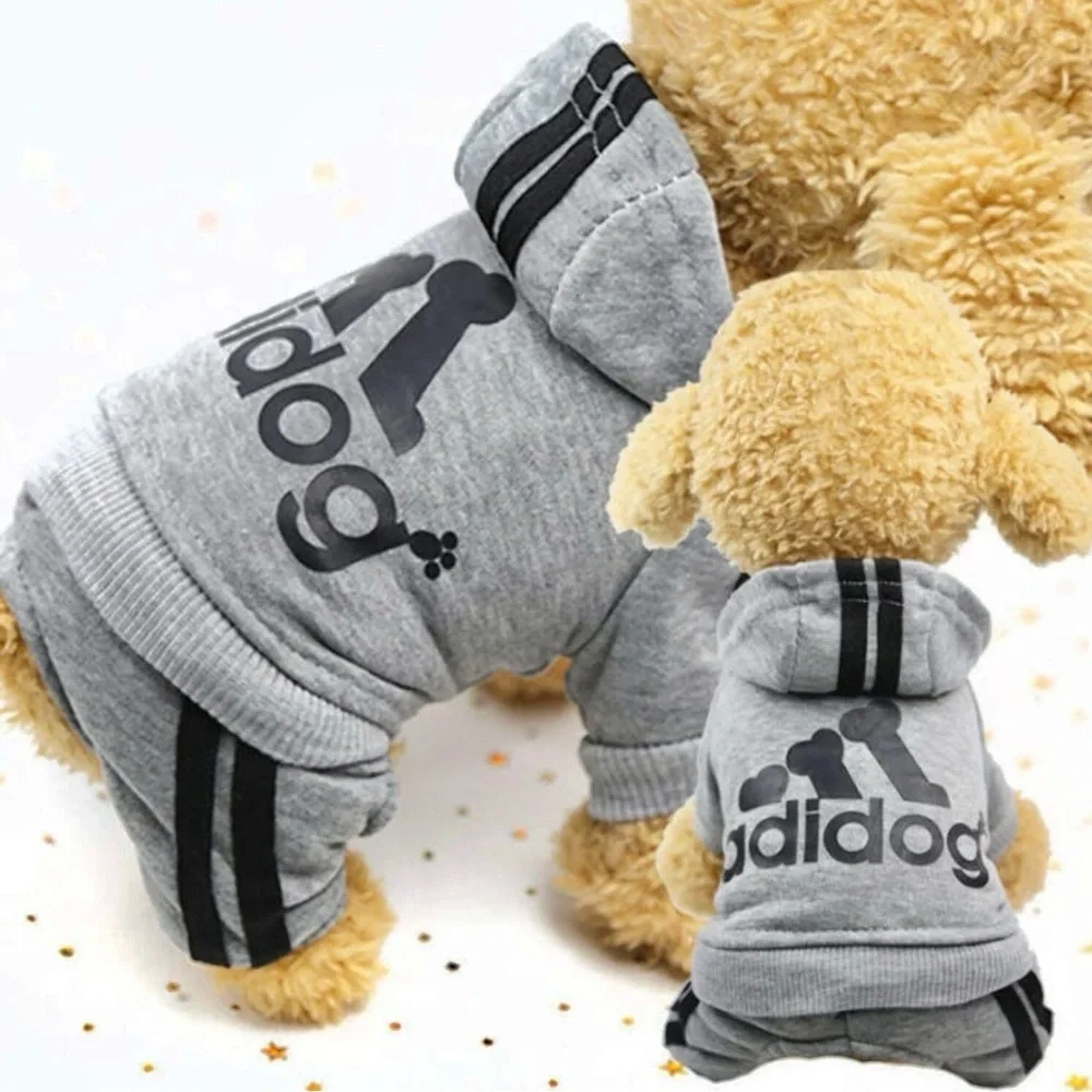 ADIDOG Tracksuit with Hoodie in Gray - BRAND NEW